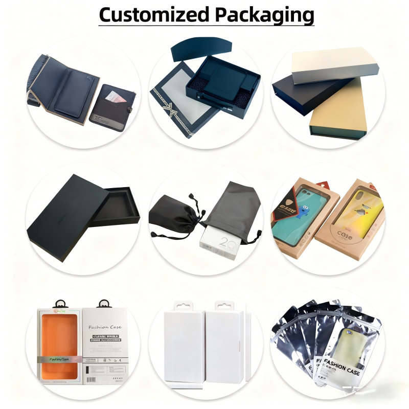 PU Magsafe Wallet Card Holder Holds Bank Transit Access / ID Cards