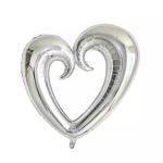 18 Inch Heart Shaped Aluminium Foil Helium Balloons for Birthday Wedding Party
