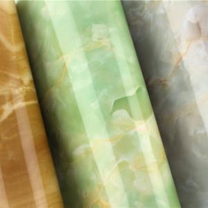 Wholesale 0.1mm-0.15mm Kitchen Counter Top Wallpaper Marble Design PVC Worktop Cover from china suppliers