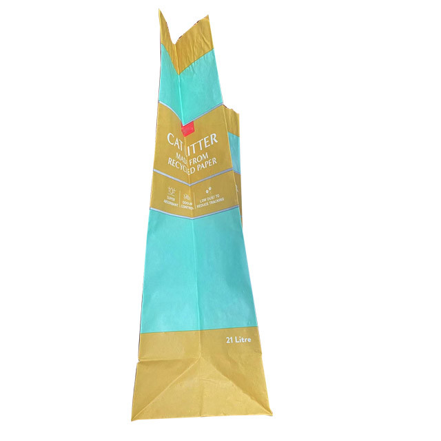 OEM Bentonite Cat Litter Bag Kraft Paper Bag 3kg 5kg 20kg 7lb 15lb 20lb 25lb
