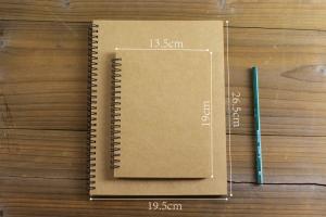 spiral binding notebooks/spiral hardcover notebook/grid paper spiral notebook