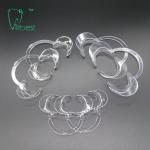 Double Span Dental Cheek Retractor , C Shape Plastic Mouth Opener