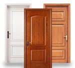 MDF Modern Plywood Doors Veneer Solid Wooden Bedroom Door Melamine Laminated