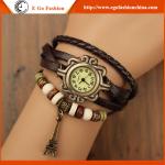 Effiel Tower Pendant Watches Woman Girls Female Watch Quartz Analog Watch Retro
