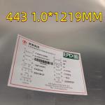 TTS443M 443 Stainless Steel Metal Sheet 0.5mm NO.4 Surface 1219mm Width For