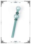 Hand Blown Smoking Burning Tube Borosilicate Glass Bong Minted Color