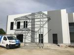 Galvanized Metal Buildings Workshop Steel Structure ISO Certificate
