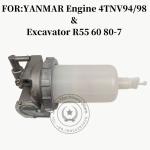 Engine Excavator Fuel Filter Oil Water Filter For YANMAR 4TNV94/98 DOOSAN DH60-7