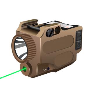 China 520nm Shotgun Green Laser Light Combo 500 Lumens Rechargeable on sale