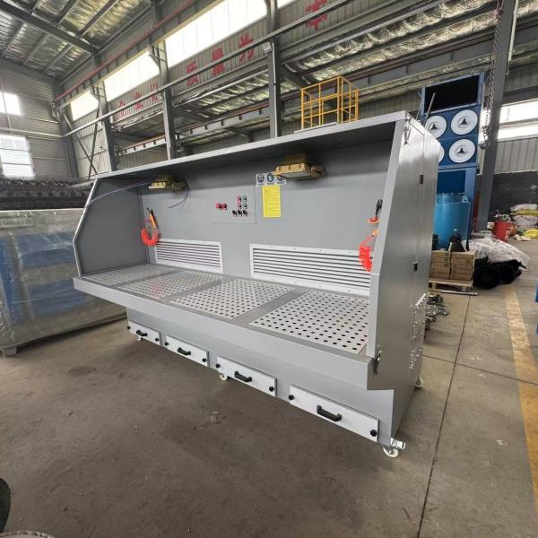 Industrial Workshop Cutting Grinding Downdraft Dust Collector Sanding Table