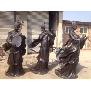 Wholesale stainless steel sculpture with bronze colour from china suppliers