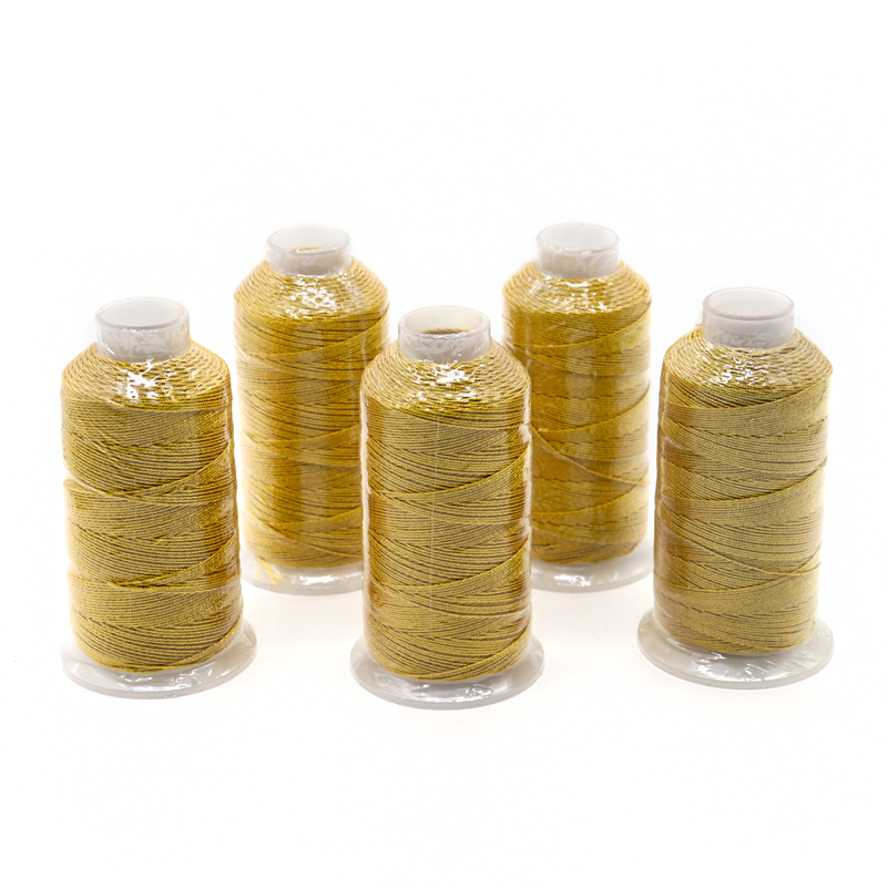Directly Sell Polyester Metallic Yarn Embroidery Machine Threads for Jewelry Findings