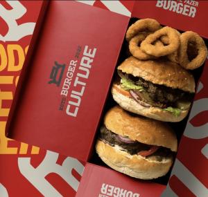 Wholesale Customized Burger Box Large Capacity Fast Food Combination Packaging Folding French Fries Burger Box from china suppliers
