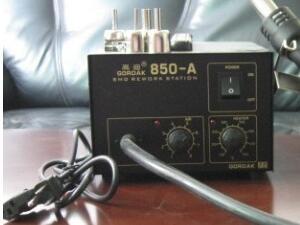 Wholesale 45W Digital Soldering Station , Quick 850a Hot Air Gun Soldering SMD Rework Station from china suppliers