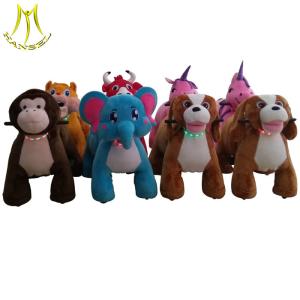 Wholesale Hansel electric stuffed animals children ride on battery powered games from china suppliers