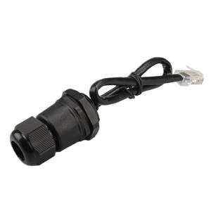 Wholesale Female To Male RJ45 Network Cable With Waterproof Sets Panel Mount from china suppliers