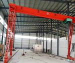 MH 1t Electric gantry crane，Outdoor stockyard, gantry crane, electric hoist