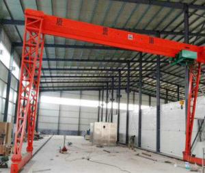 Wholesale MH 1t Electric gantry crane，Outdoor stockyard, gantry crane, electric hoist from china suppliers
