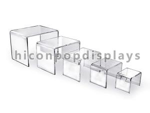 Wholesale Square Clear Acrylic Display Stands , Acrylic Display Stand For Shoes from china suppliers