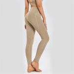 Front Pocket Plus Size Yoga Pants Tummy Control Printed High Waisted Mesh