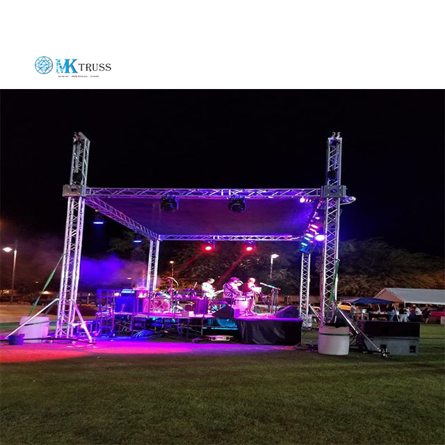 50*2mm Main Tube 400mm Square Aluminum Truss System for Professional Exhibition Stands