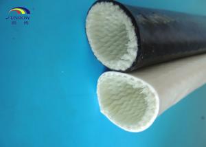 Wholesale Eco-friendly Silicone Resin Coated Fiberglass Braided Sleeving -65℃ ~ 260℃ from china suppliers