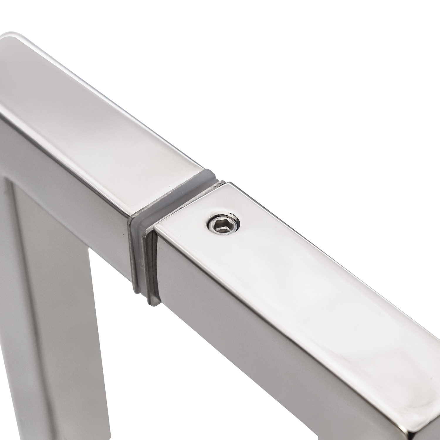 Glass Door Pull Handle Set For Door With Door Window Handles And Square Glass Clamps
