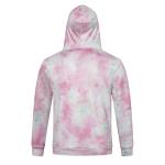 Autumn Tie Dye 3d Digital Print Mens Oversized Pullover Hoodie