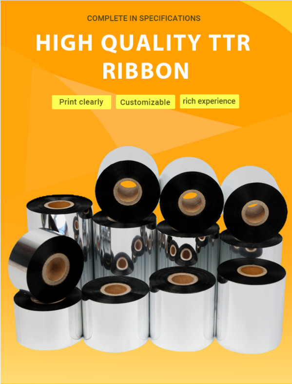 Brother Black Thermal Transfer Ribbon Wax Resin Ribbon 110mmx300mtr