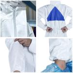 Anti Static Custom Painting Protective Clothing PPE Full Body Isolation Gown