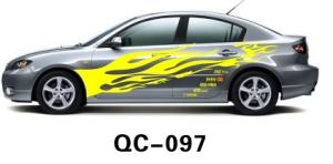Wholesale Car Body Sticker QC-097E / PVC Water Proof Car Body Sticker from china suppliers