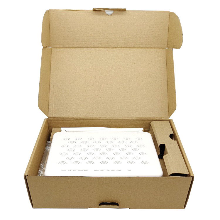 GPON ONU ONT F609 V5.2 4GE 1VOIP WIFI English firmware Optical Network Unit with 1.5A Power Support OMCI Remote Access F
