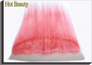 Wholesale Custom Pink Ear To Ear Swiss Lace Top Closure / Frontal Closure Weave from china suppliers
