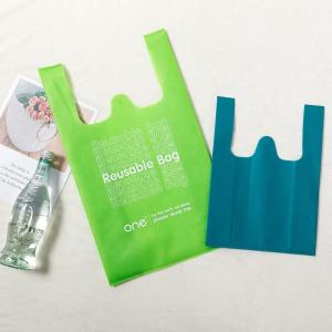 Wholesale Black Vest Style Shopping Non-Woven Tote Bags from china suppliers