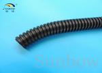 Black PP Corrugated Tubing Slit Wall Corrugated Loom Tubing Black