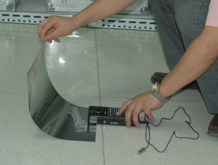 G009 Metalized piastic sheet for lifting a single dust footprint
