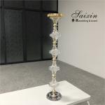 Gorgeous crystal glass centerpiece stand for latest wedding decorations sale