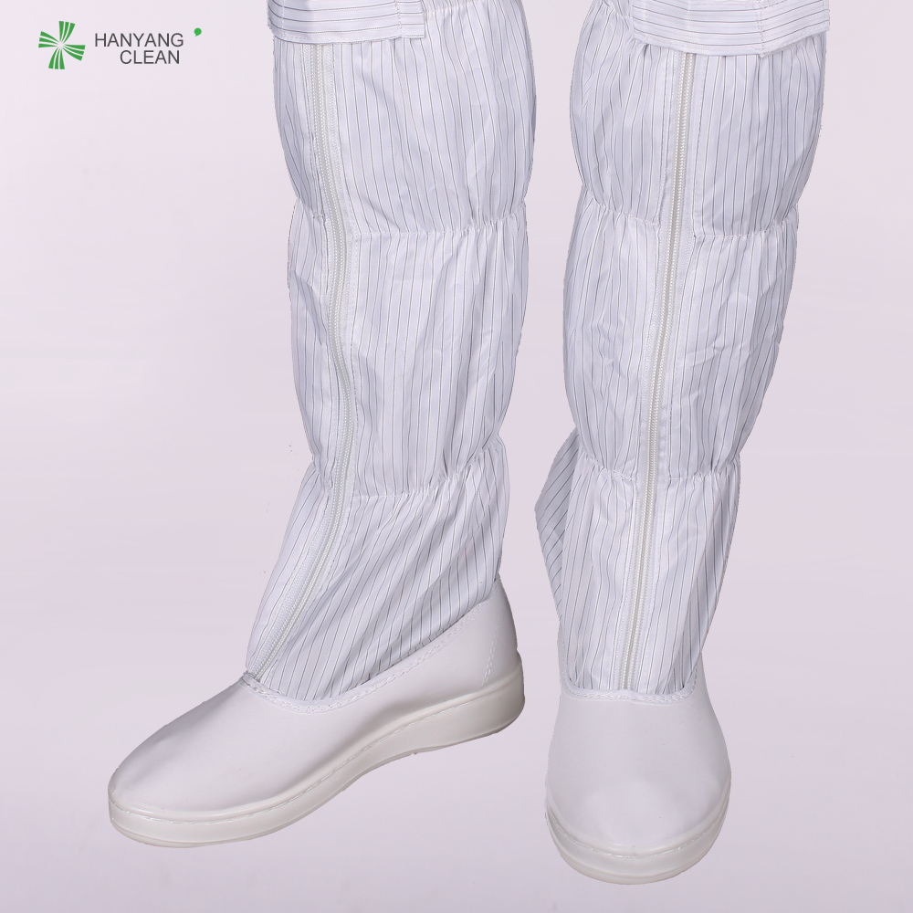 Soft Anti Static Accessories ESD High Safety Booties For Cleanroom Working