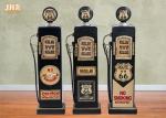Decorative Wooden Storage Cabinet MDF Rack Furniture Gas Pump Storage Rack Black