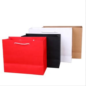 Wholesale Kingkron Multi Colored Kraft Gift Bags With Handles Clothing Packaging from china suppliers