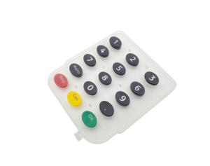 China Water Chemical Resistant Custom Silicone Rubber Keypad For Outdoor And Industrial Applications on sale