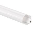 Cabinet Light V Slot Led Extrusion Profile , Corner Mounted Led Strip Aluminum