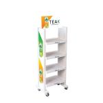 Classical Wine Bottle Display Stand Wooden Coffee Bag Display Rack