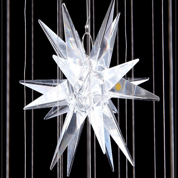 D50cm*H150cm Luxury Bead Curtains Crystal Pendant Light
