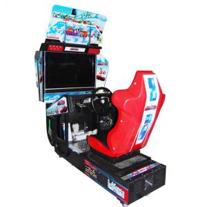 Wholesale 32 Inch Screen Racing Car Game Machine Coin Operation Bright Color from china suppliers