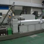 Double Stage PVC Plastic Granule Extruder Line , Pvc Granulating Extruder
