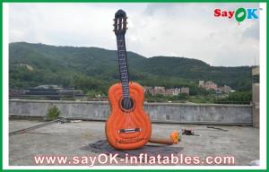 Wholesale Advertising Campaign Oxford Cloth Inflatable Guitar , Music Festival Height 2 Meters from china suppliers