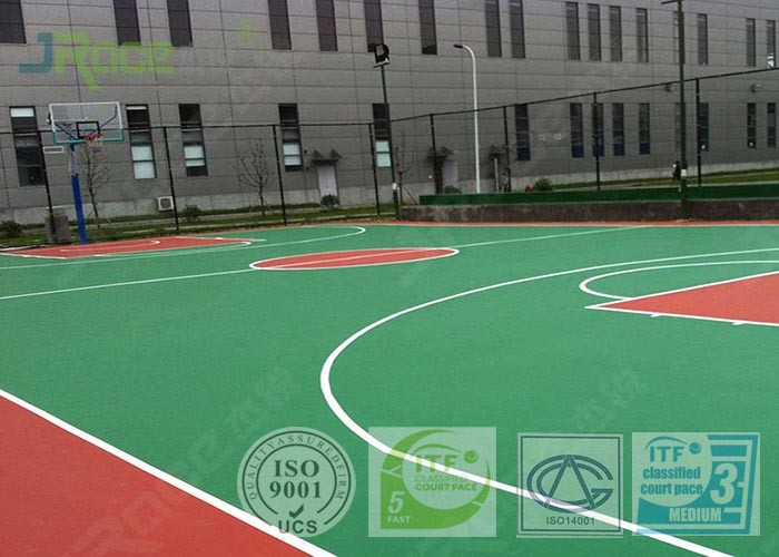 Weather Resistant Sport Court Surface With Environmental Materials