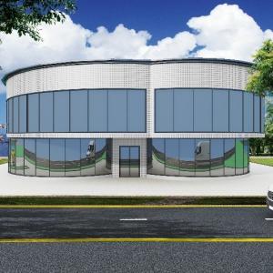 Wholesale OEM Steel Structure Exhibition Hall Recyclable Steel Warehouse Buildings from china suppliers