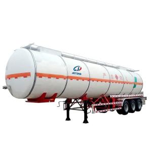 Wholesale Truck Trailer Tri-Axle 45m3 Fuel Tank with Optional Aluminum/Carbon Steel Material from china suppliers